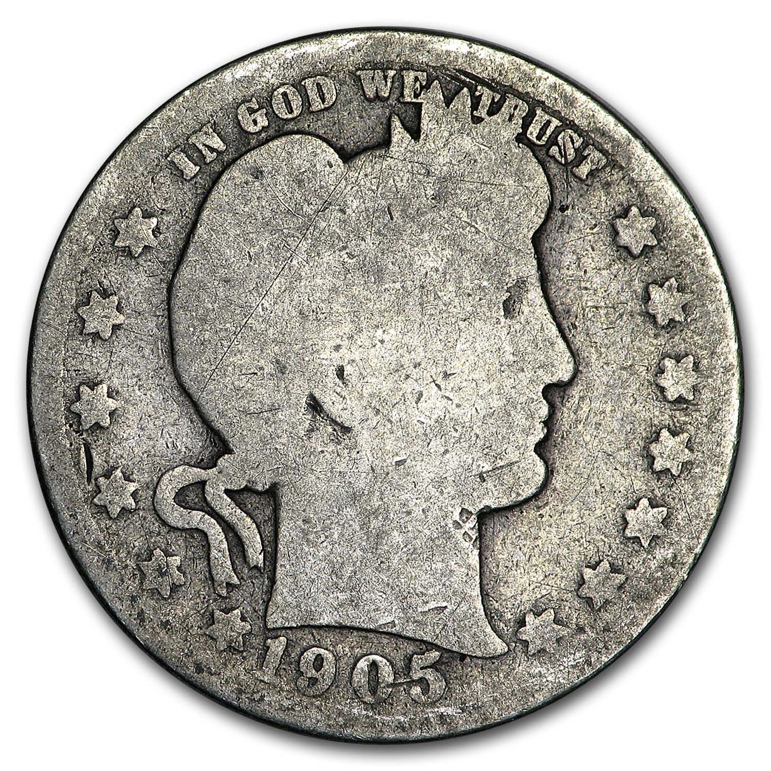 Buy 1905-S Barber Quarter AG