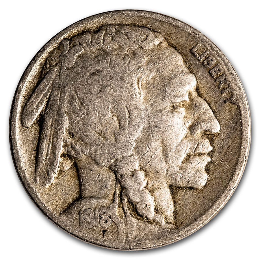 Buy 1918 Buffalo Nickel Fine