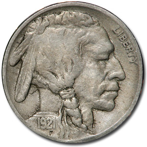 Buy 1921 Buffalo Nickel Fine