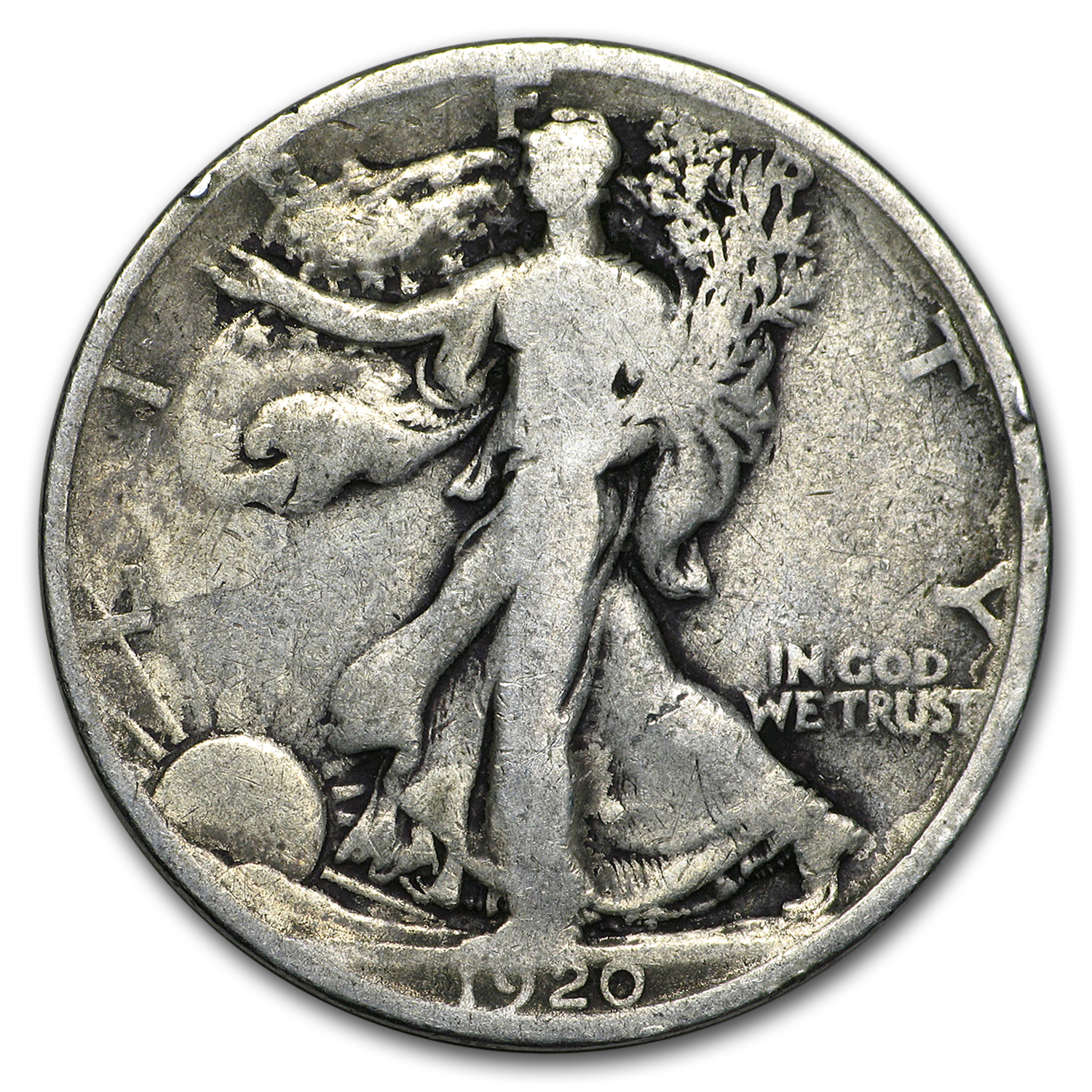 Buy 1920 Walking Liberty Half Dollar Good/VG