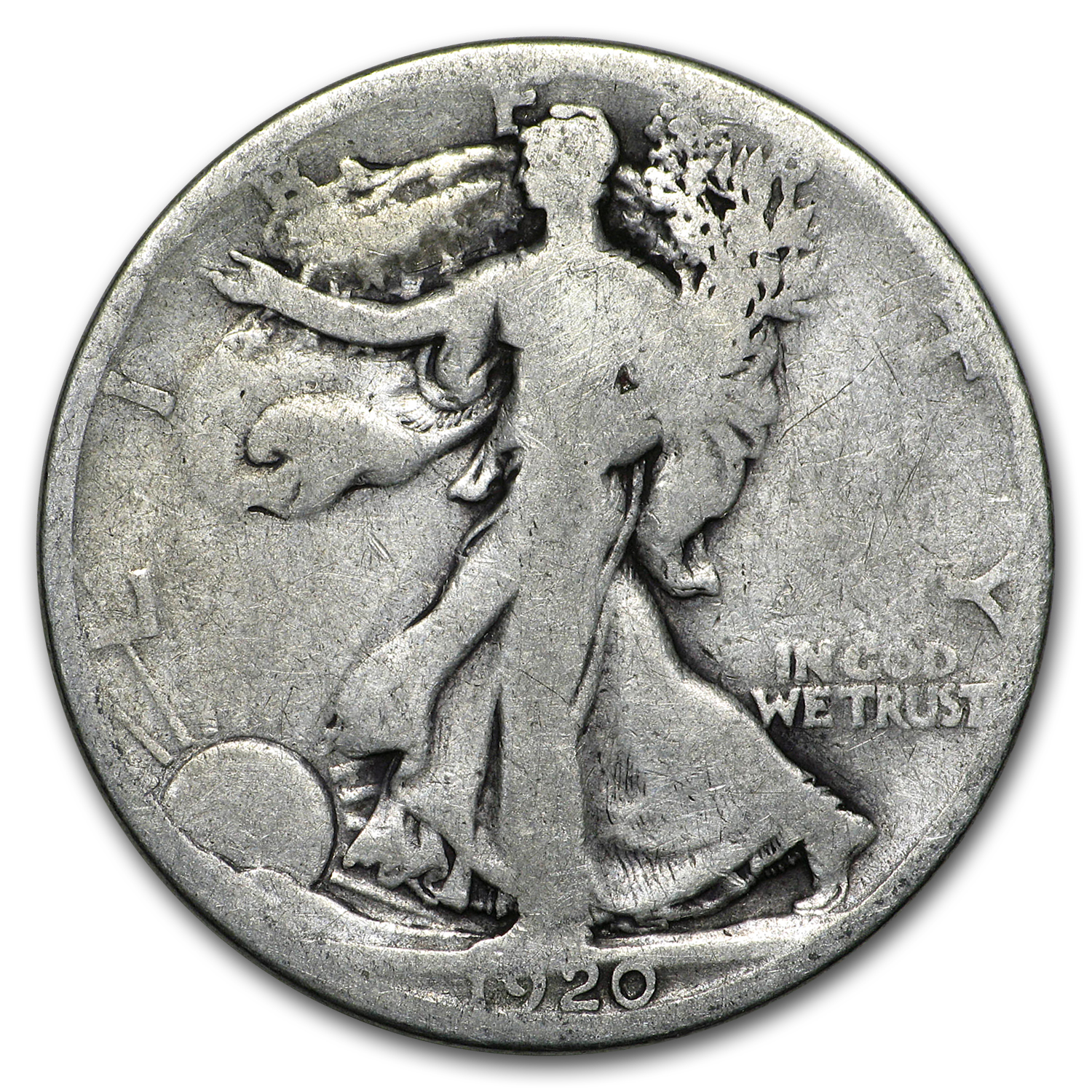 Buy 1920-S Walking Liberty Half Dollar Good/VG