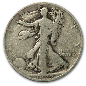 Buy 1929-D Walking Liberty Half Dollar Good/VG