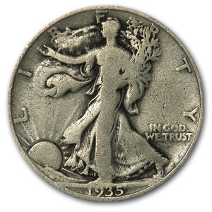 Buy 1935-D Walking Liberty Half Dollar VG/VF