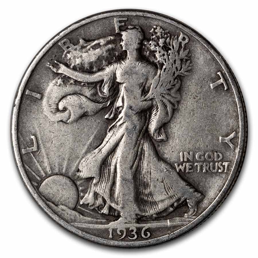Buy 1936-D Walking Liberty Half Dollar VG/VF