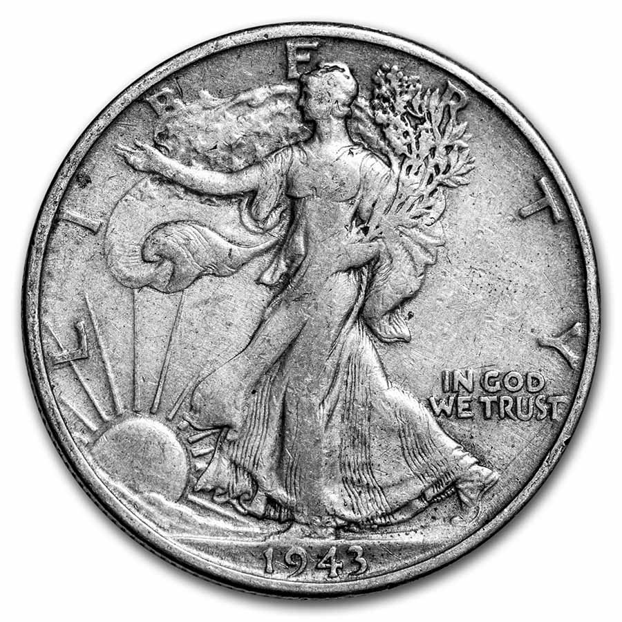 Buy 1943-S Walking Liberty Half Dollar Fine/VF