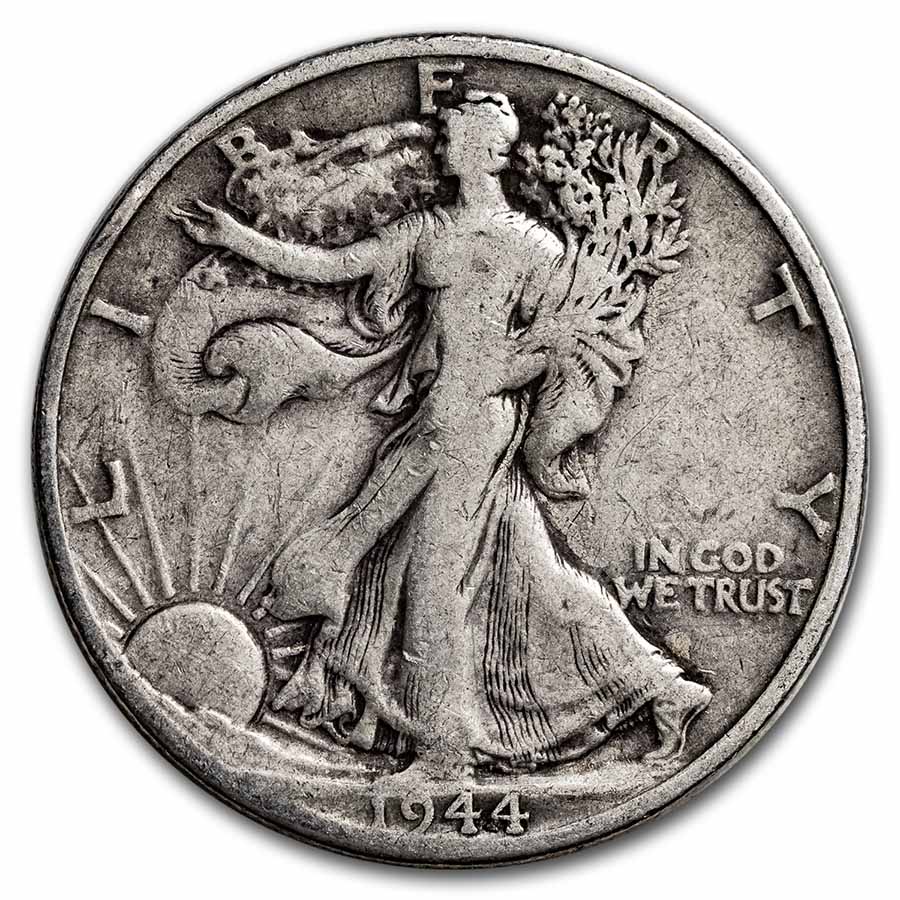 Buy 1944-D Walking Liberty Half Dollar Fine/VF - Click Image to Close