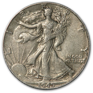 Buy 1945-D Walking Liberty Half Dollar Fine/VF
