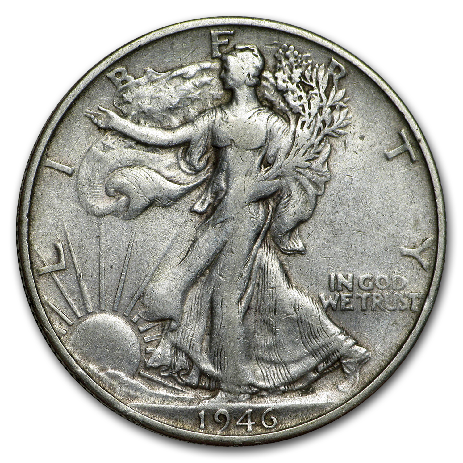 Buy 1946-S Walking Liberty Half Dollar Fine/VF