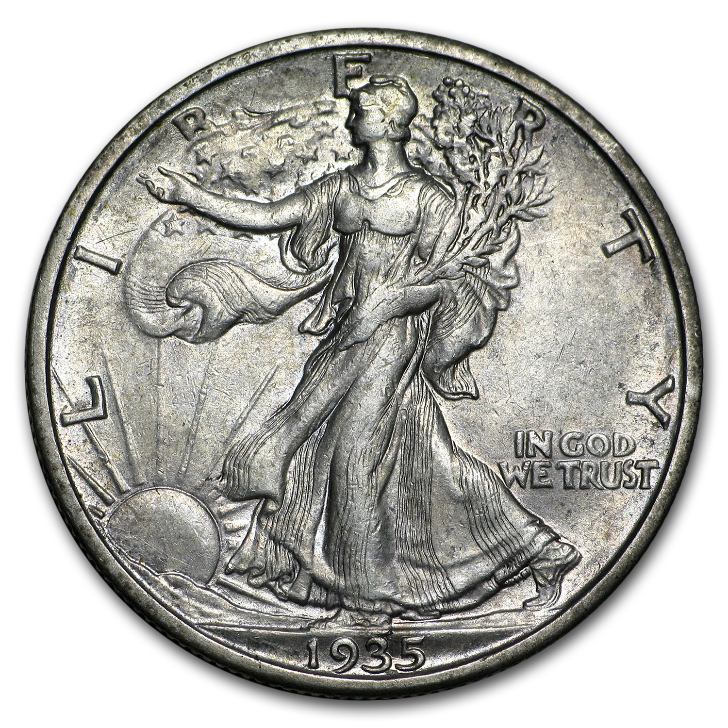 Buy 1935-S Walking Liberty Half Dollar XF