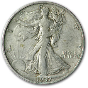 Buy 1937-S Walking Liberty Half Dollar XF