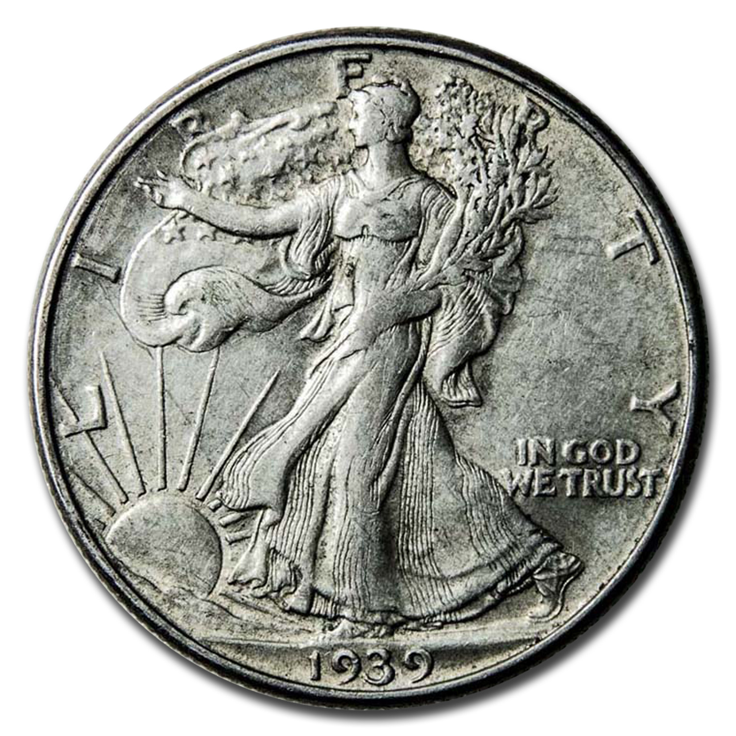 Buy 1939-D Walking Liberty Half Dollar XF