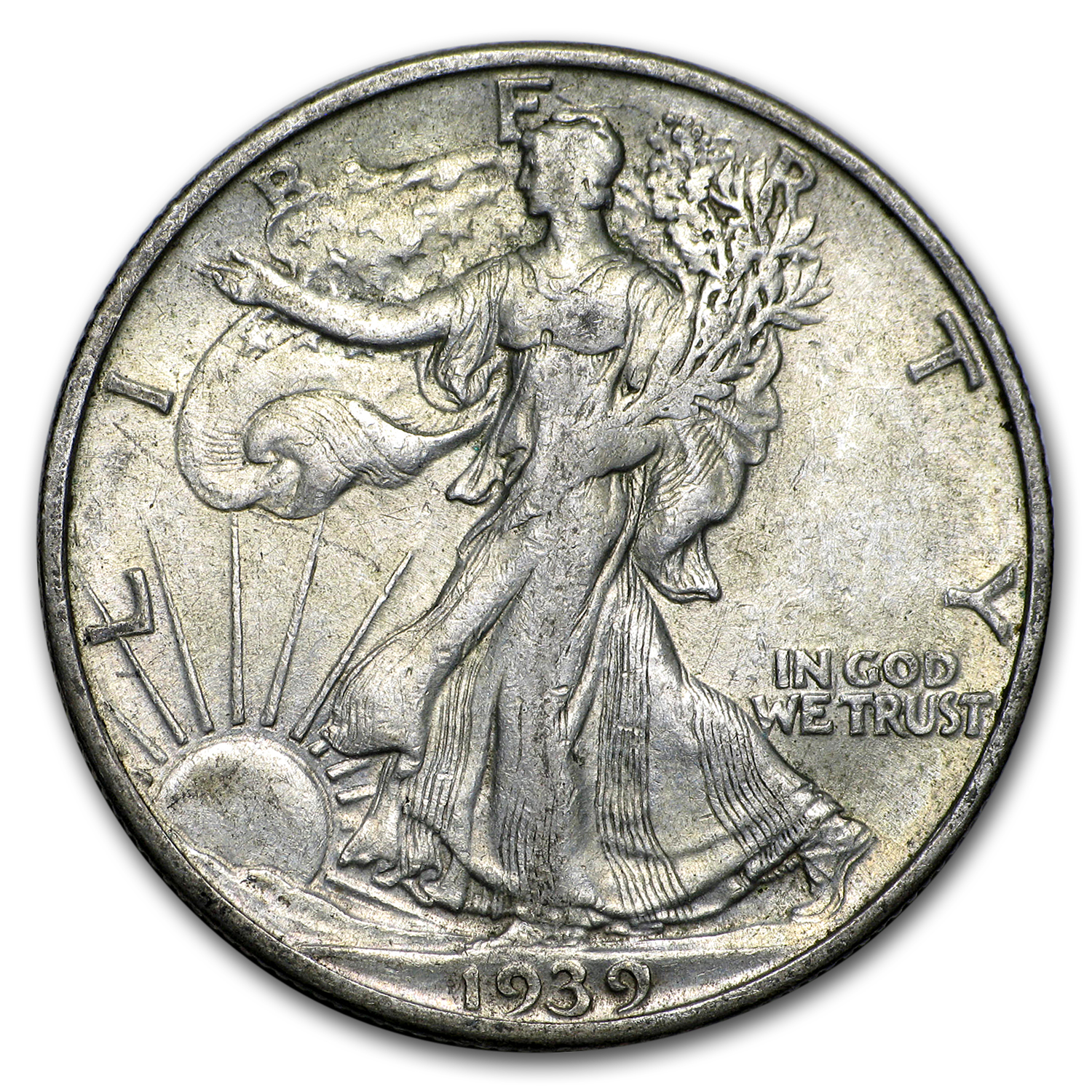 Buy 1939-S Walking Liberty Half Dollar XF