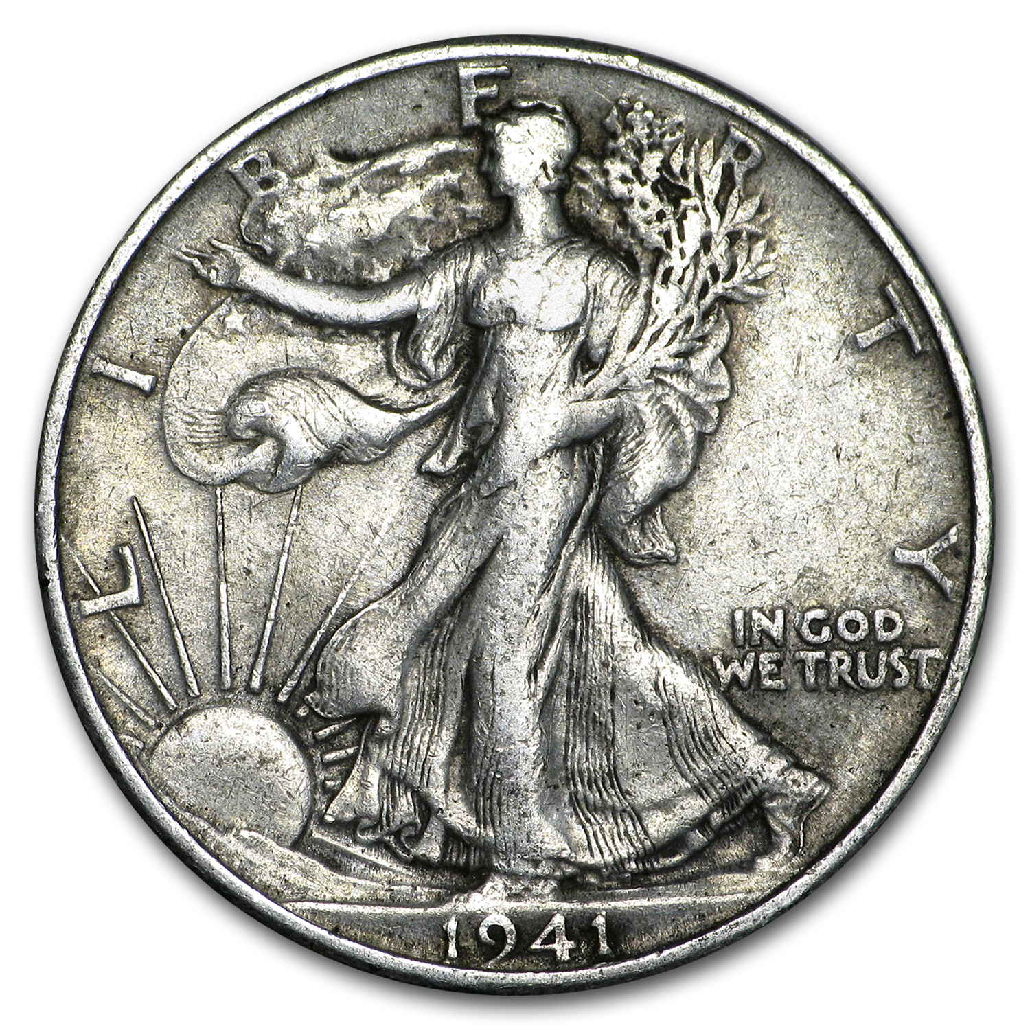 Buy 1941-S Walking Liberty Half Dollar XF