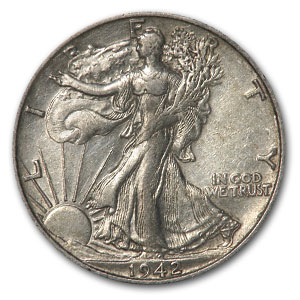 Buy 1942-S Walking Liberty Half Dollar XF