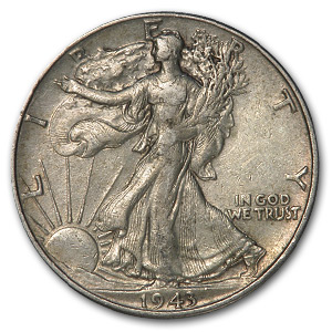 Buy 1943 Walking Liberty Half Dollar XF