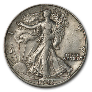 Buy 1943-D Walking Liberty Half Dollar XF - Click Image to Close