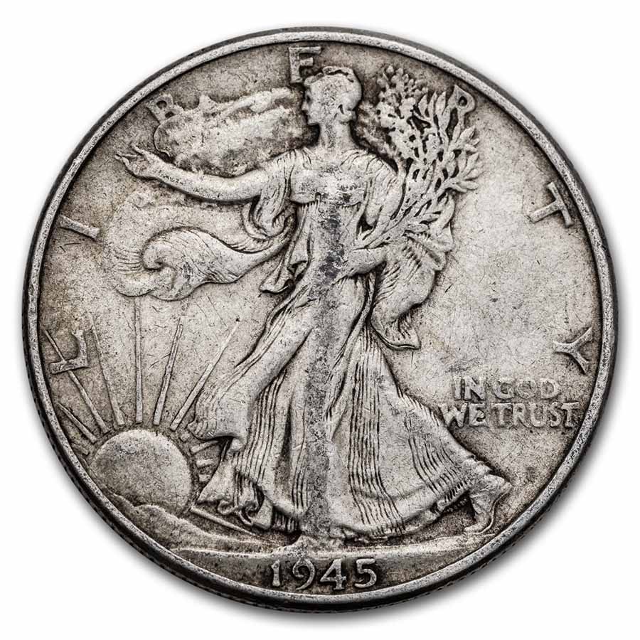 Buy 1945 Walking Liberty Half Dollar XF