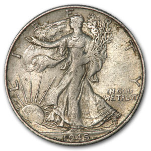 Buy 1945-S Walking Liberty Half Dollar XF