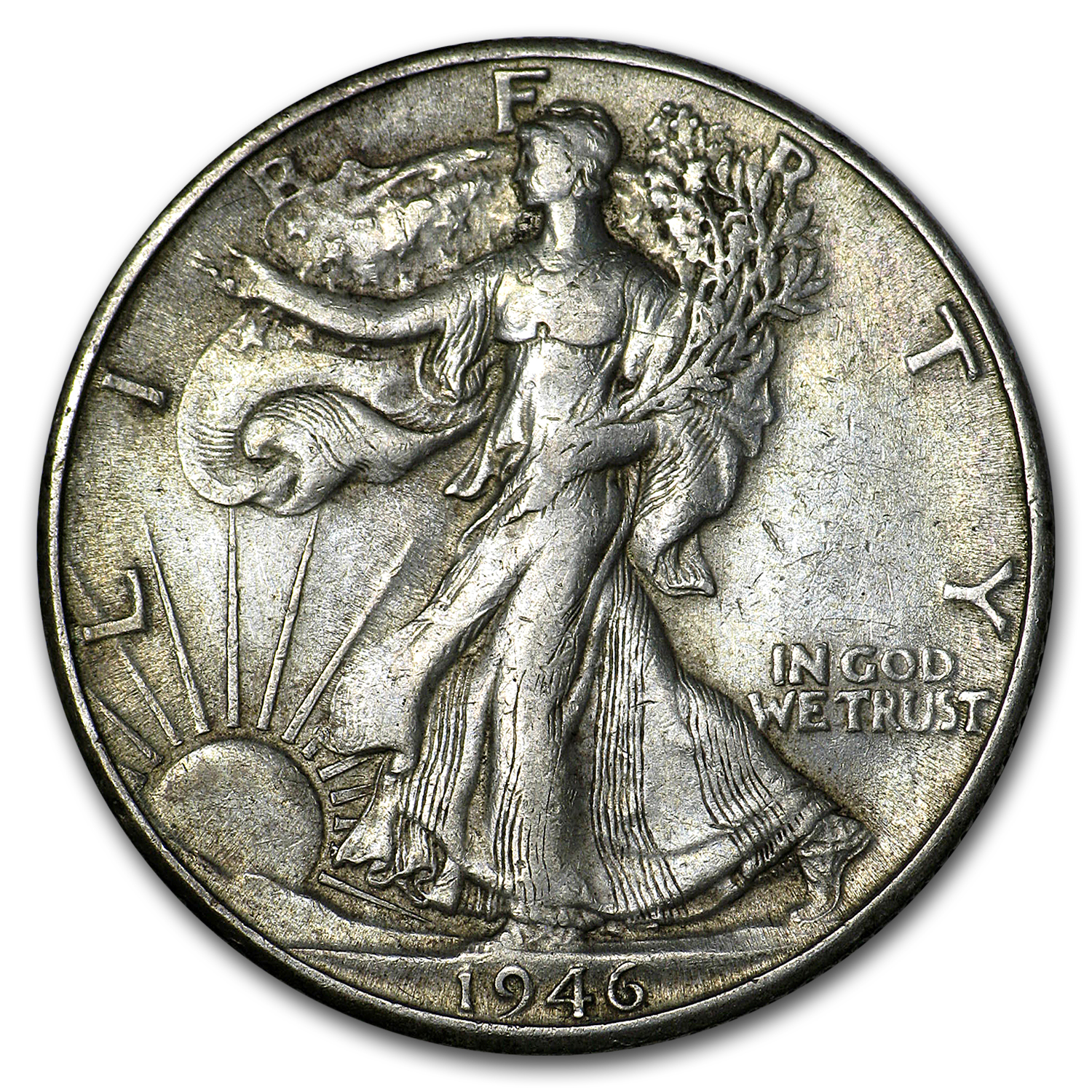 Buy 1946-D Walking Liberty Half Dollar XF