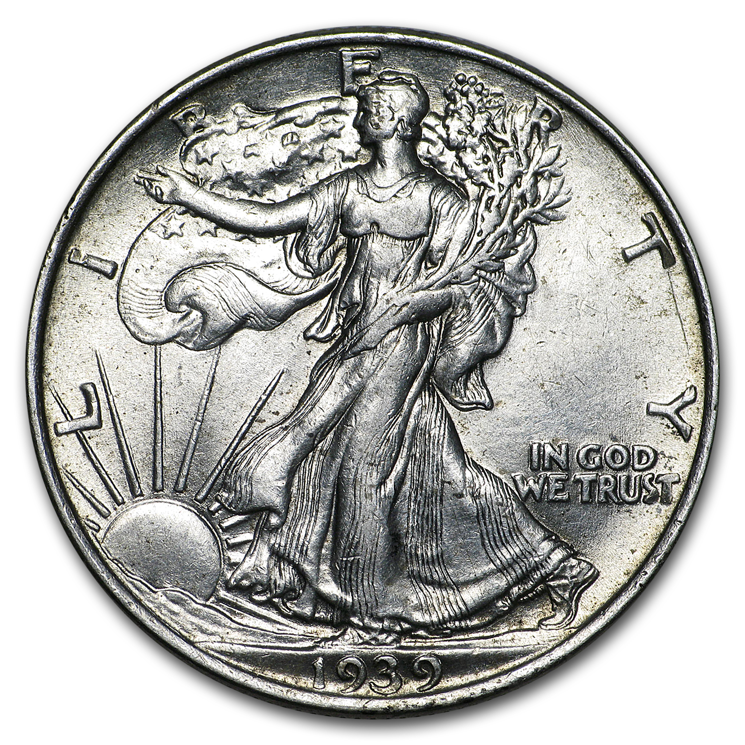 Buy 1939 Walking Liberty Half Dollar AU