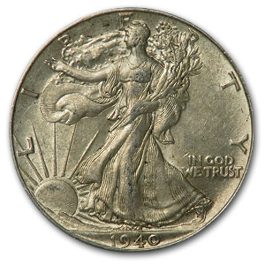 Buy 1940 Walking Liberty Half Dollar XF