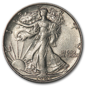 Buy 1943-S Walking Liberty Half Dollar AU