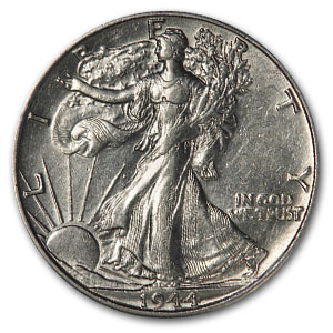 Buy 1944-D Walking Liberty Half Dollar AU