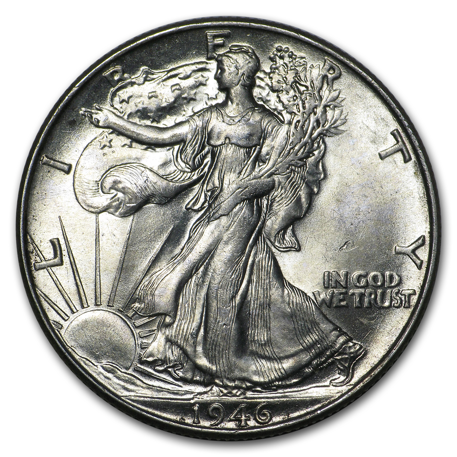 Buy 1946 Walking Liberty Half Dollar AU