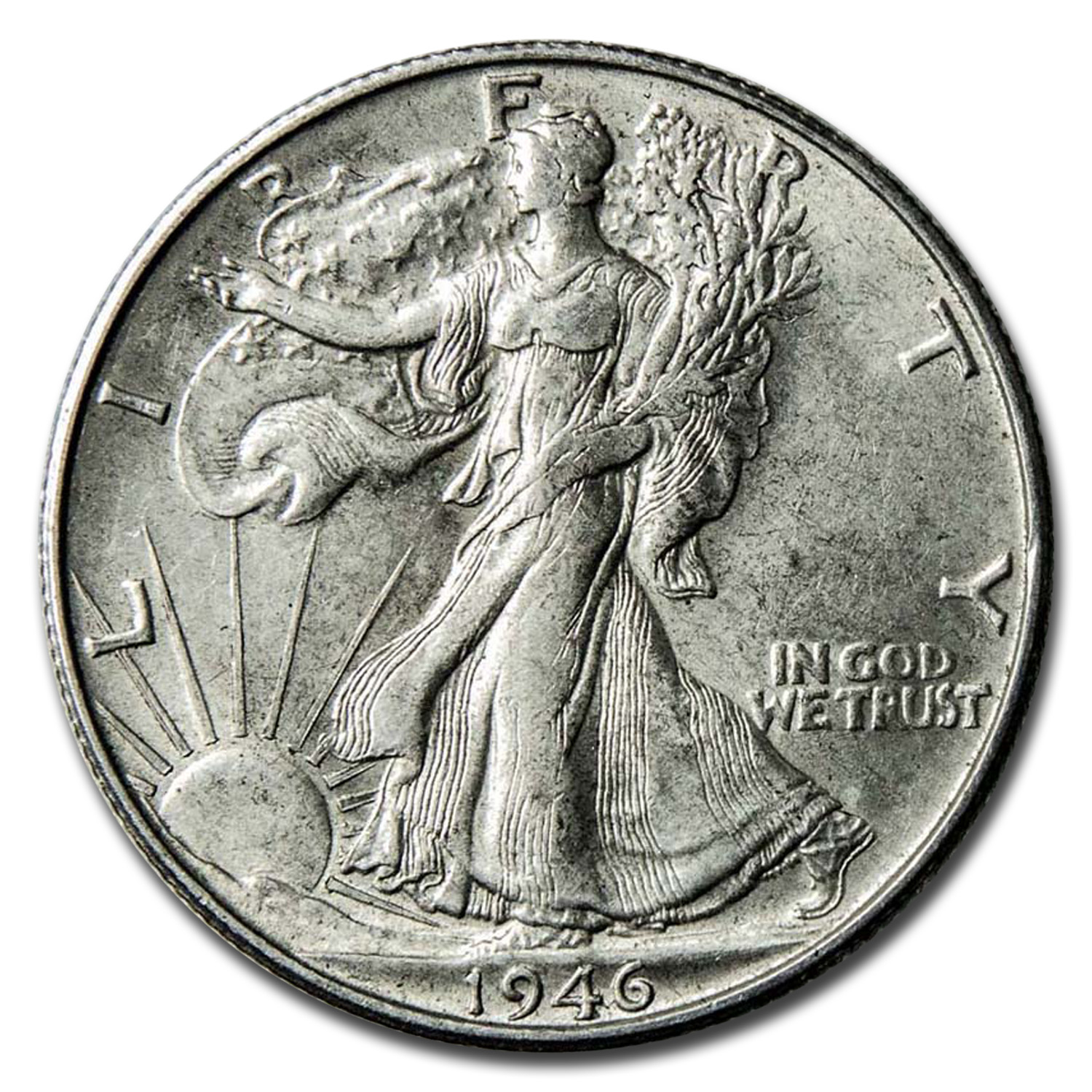 Buy 1946-S Walking Liberty Half Dollar AU