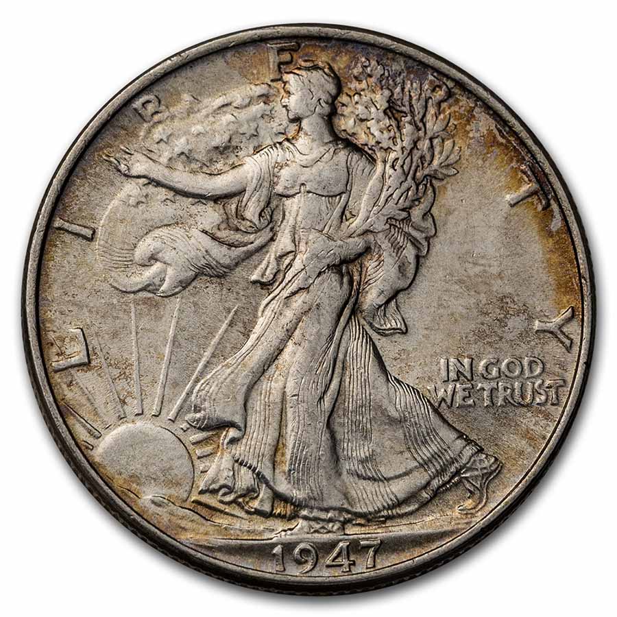 Buy 1947 Walking Liberty Half Dollar AU