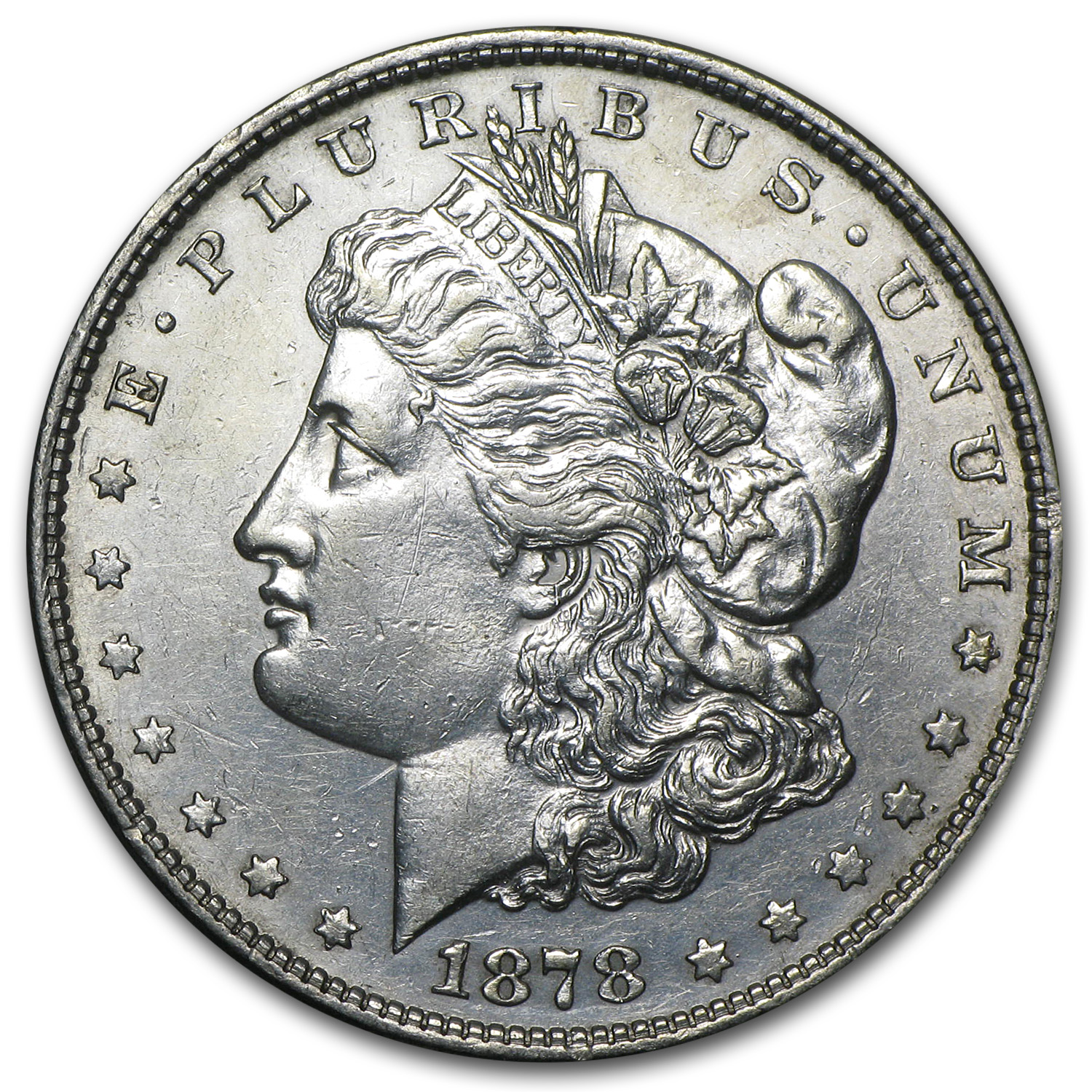 Buy 1878 Morgan Dollar 8 Tailfeathers AU