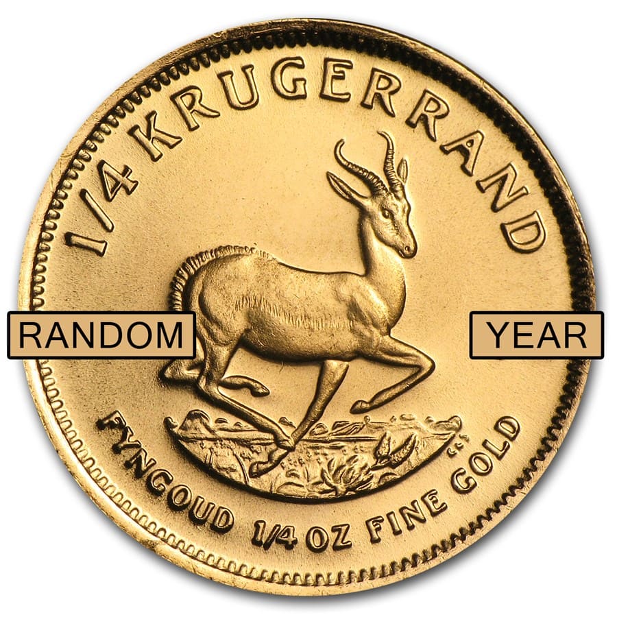 Buy South Africa 1/4 oz Gold Krugerrand (Random Year)