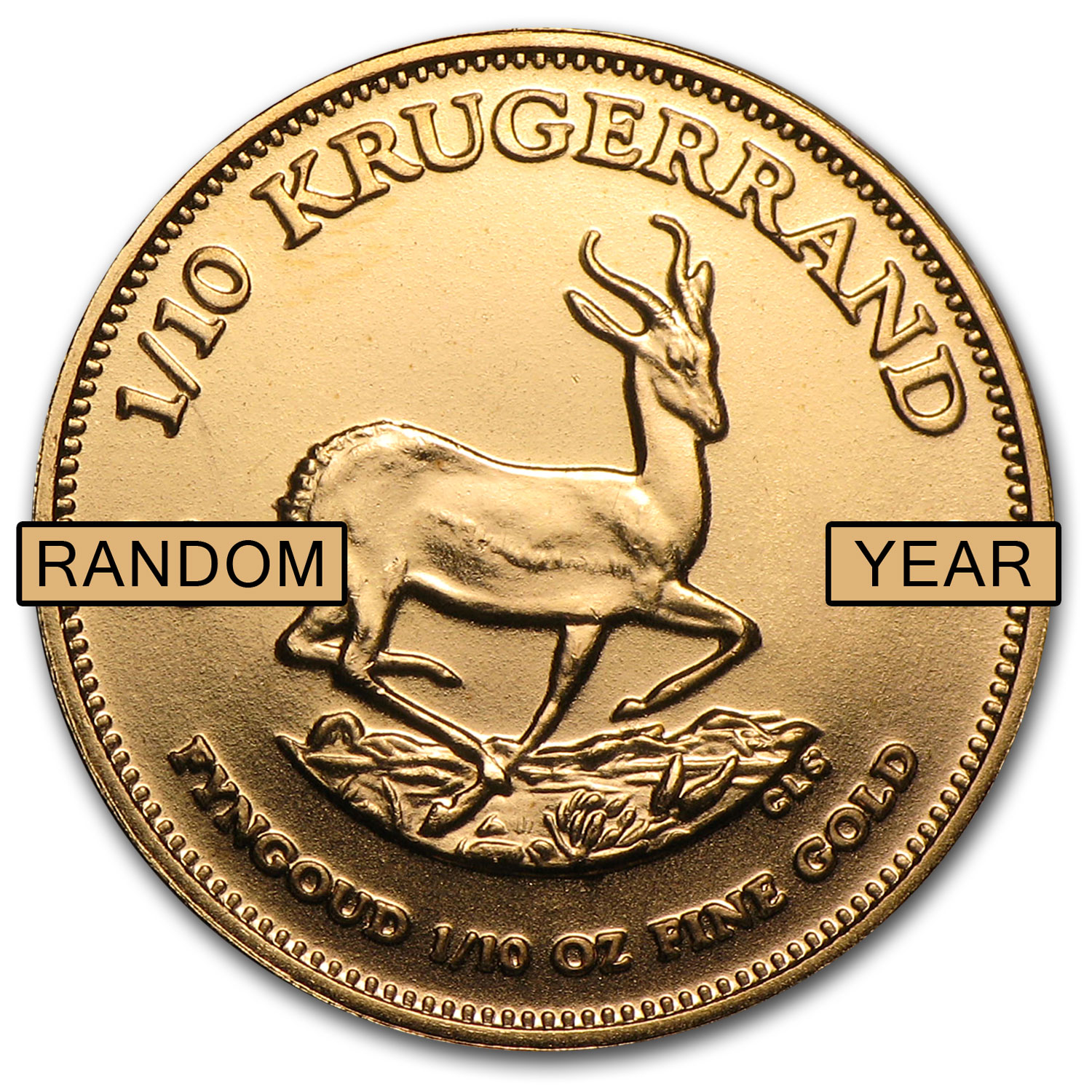 Buy South Africa 1/10 oz Gold Krugerrand (Random Year)