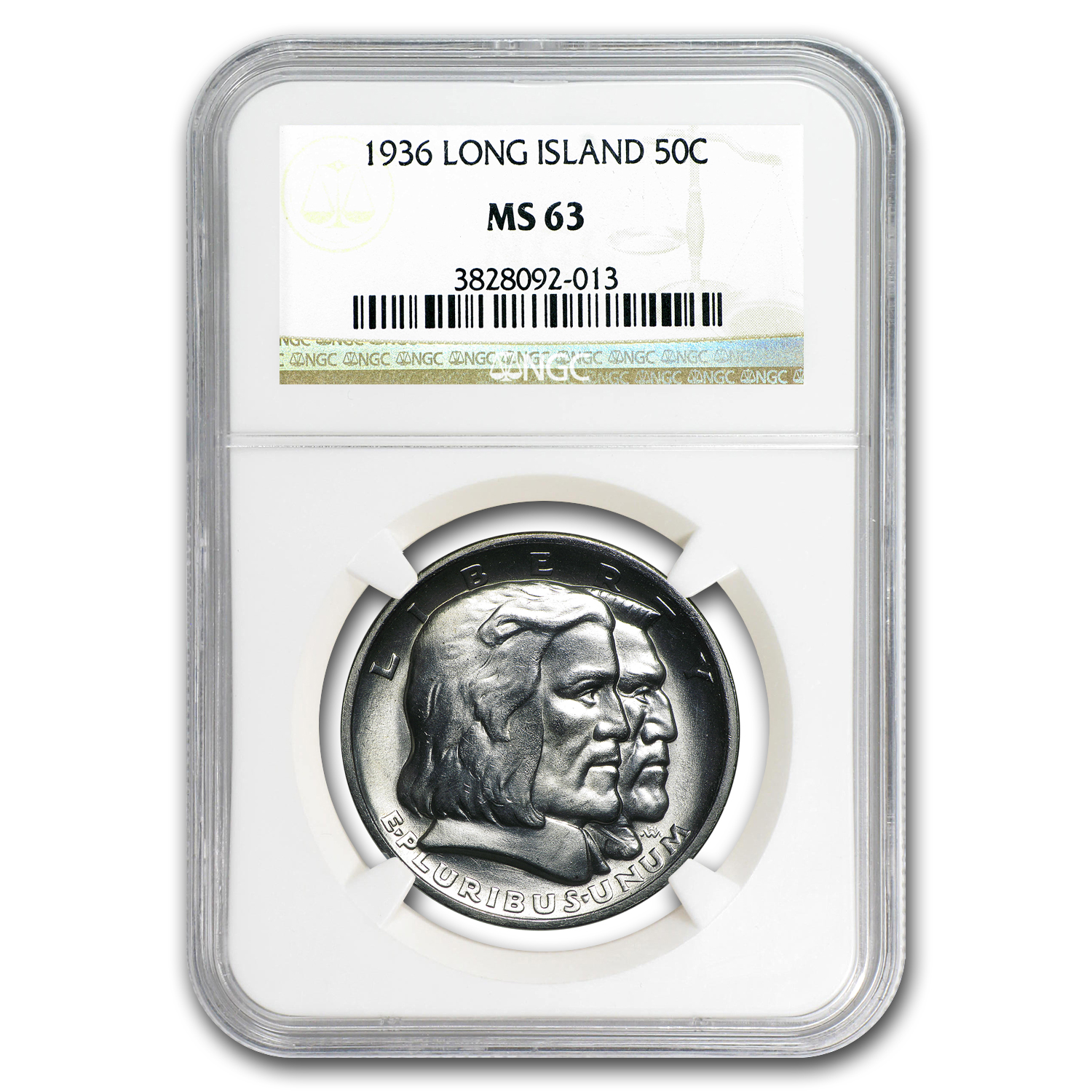 Buy 1936 Long Island Tercentenary Half Dollar MS-63 NGC