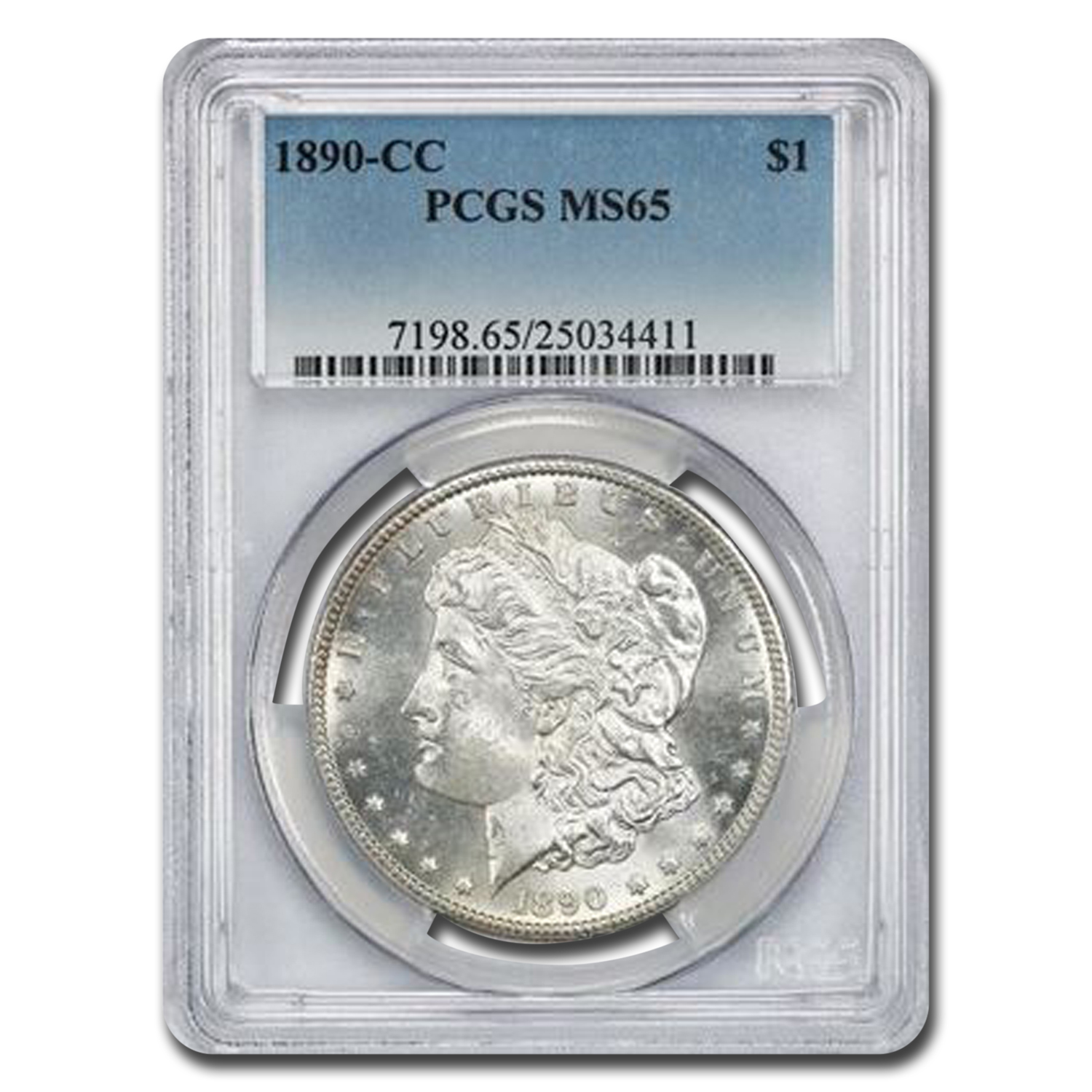 Buy 1890-CC Morgan Dollar MS-65 PCGS