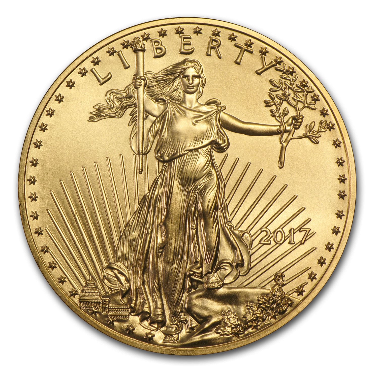 Buy 2017 1 oz American Gold Eagle BU