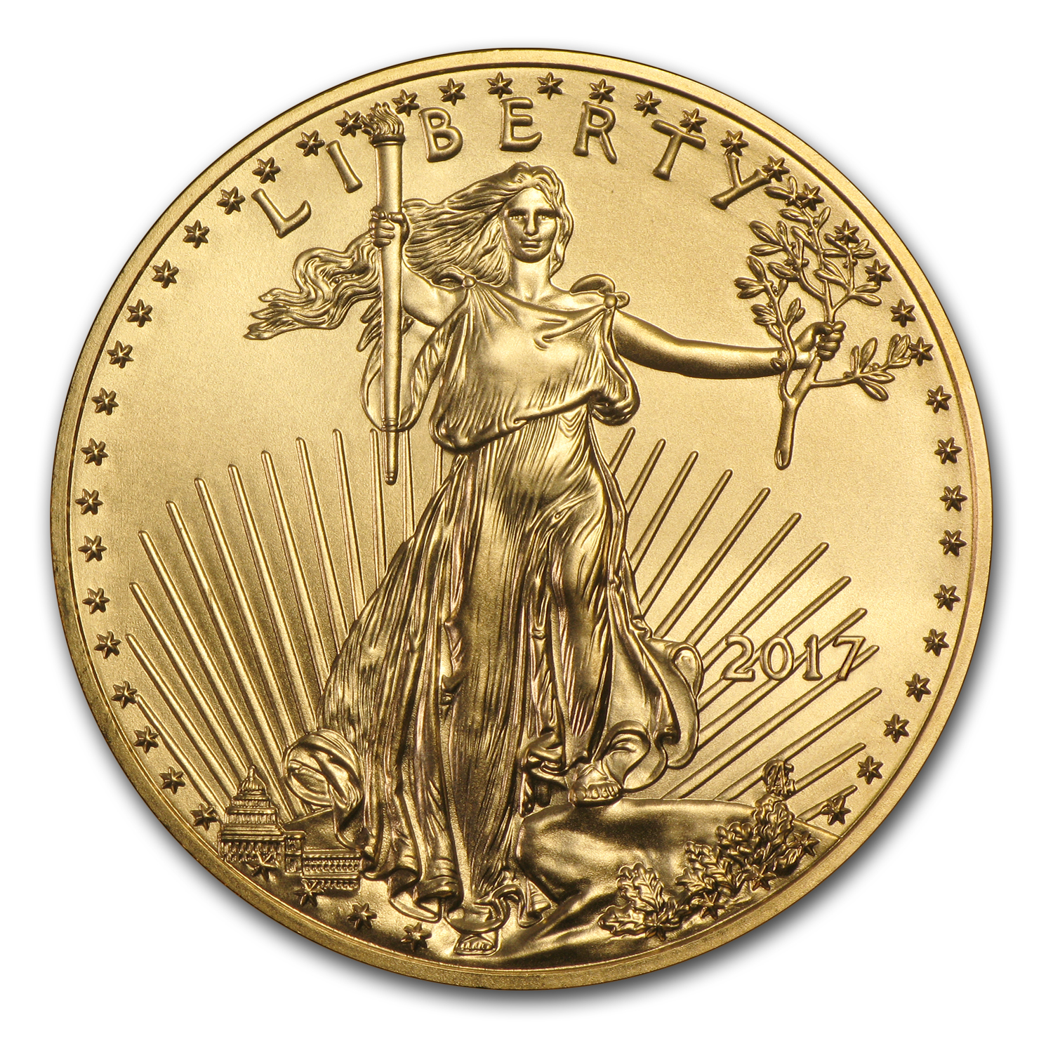 Buy 2017 1/4 oz American Gold Eagle BU