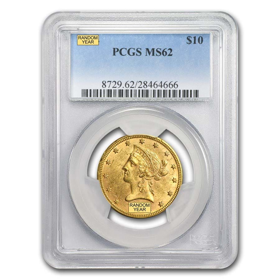 Buy $10 Liberty Gold Eagle MS-62 PCGS (Random)