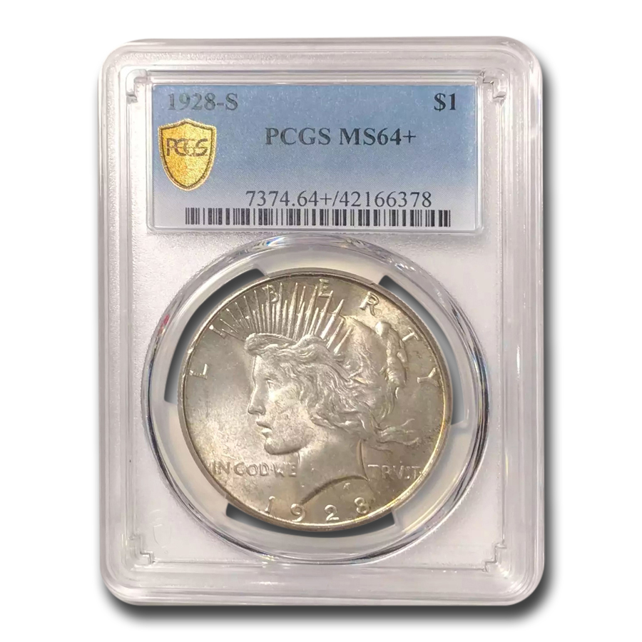 Buy 1928-S Peace Dollar MS-64+ PCGS - Click Image to Close