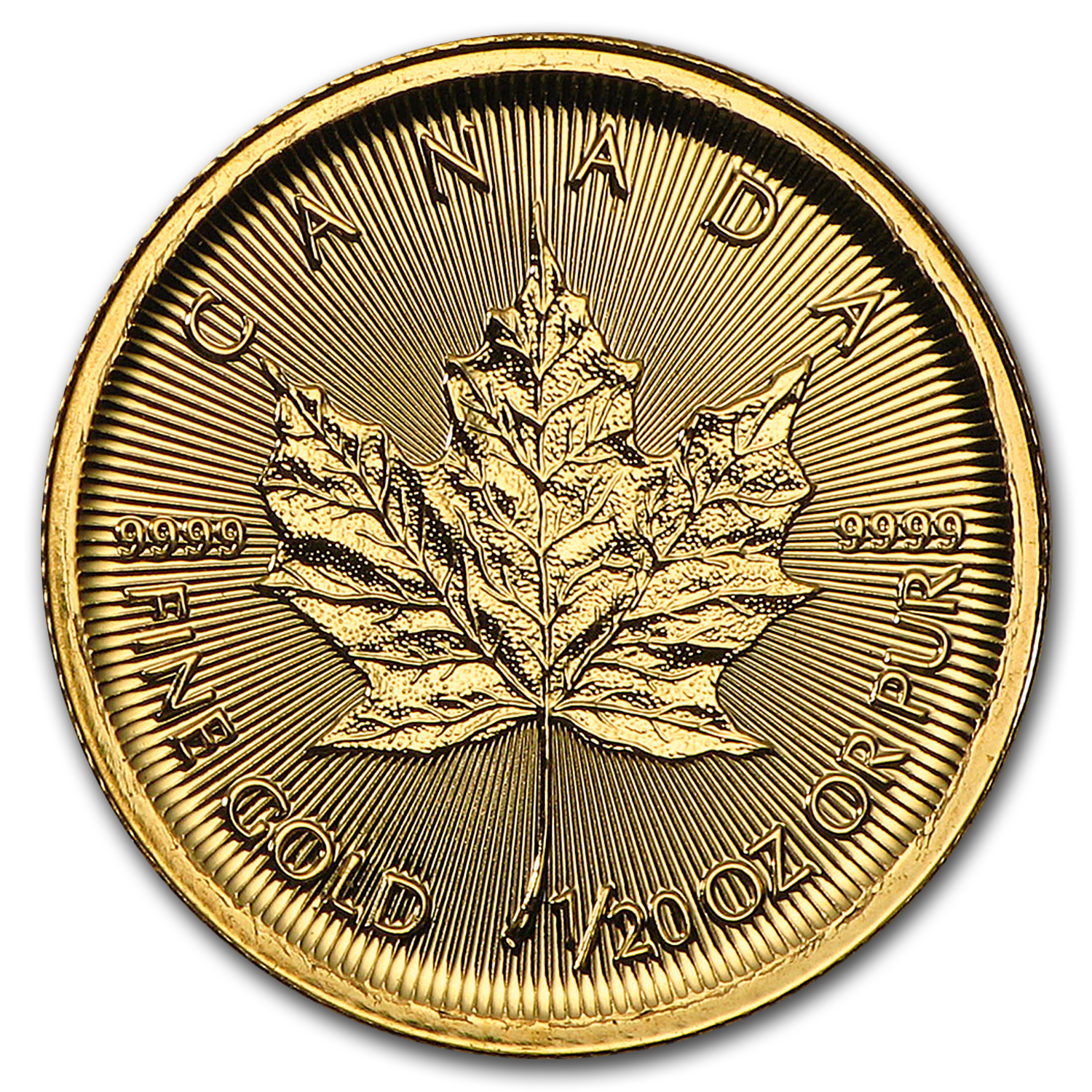 Buy 2017 Canada 1/20 oz Gold Maple Leaf BU