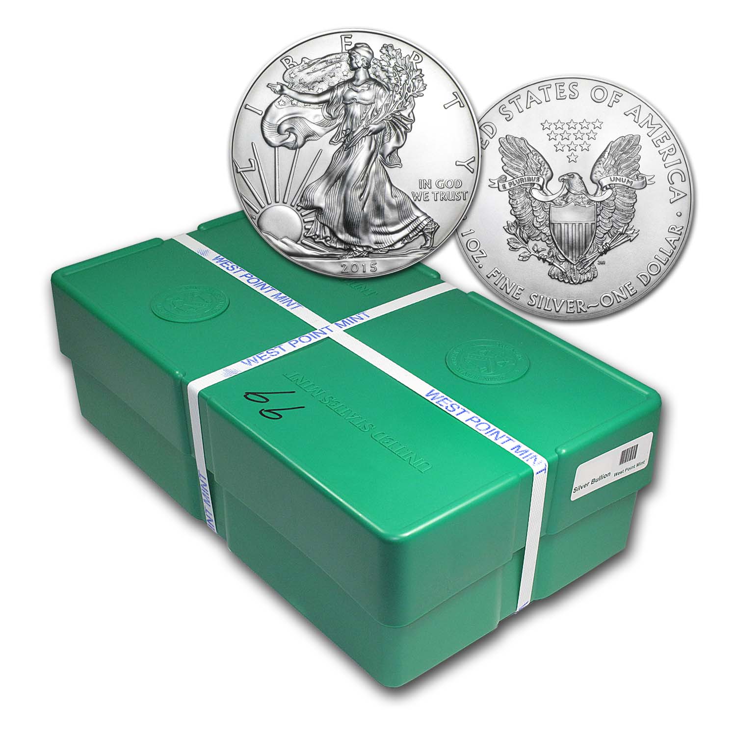 Buy 2015 500-Coin American Silver Eagle Monster Box (Sealed)