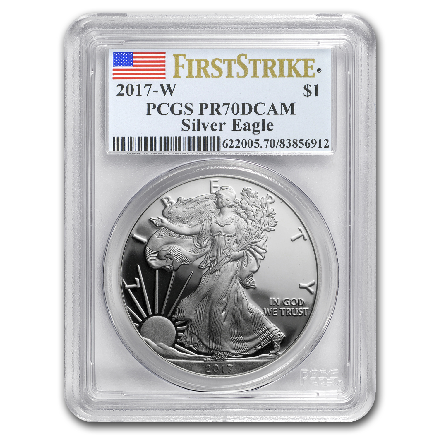 Buy 2017-W Proof American Silver Eagle PR-70 PCGS (FirstStrike?)