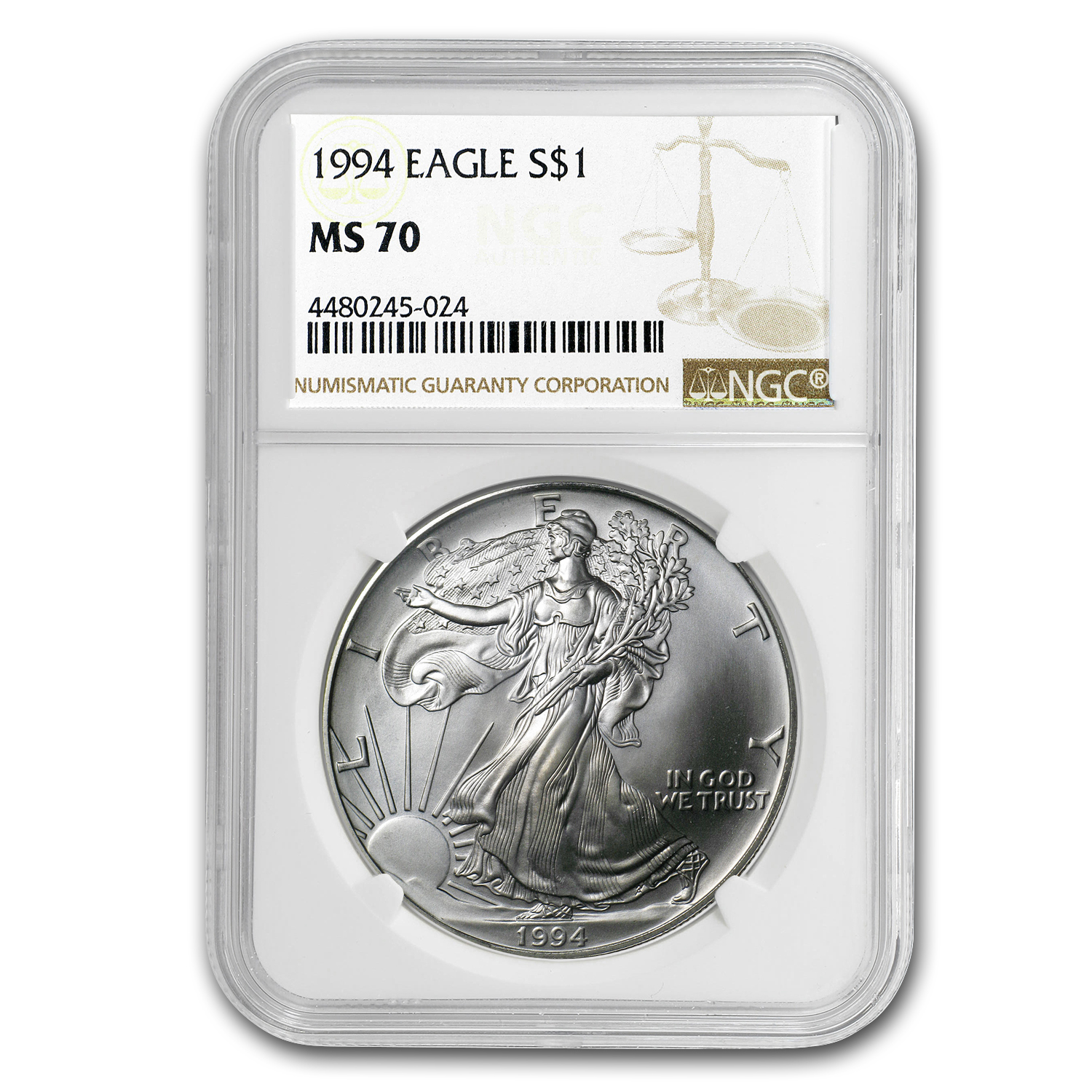 Buy 1994 American Silver Eagle MS-70 NGC