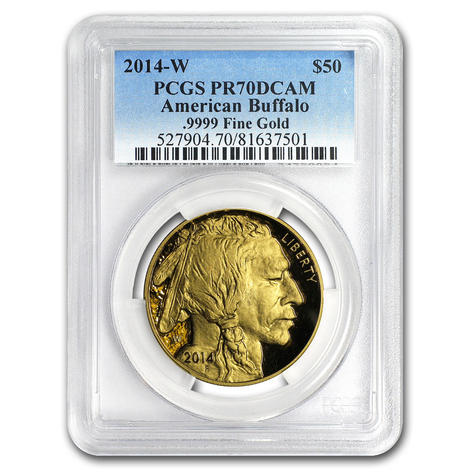 Buy 2014-W 1 oz Proof Gold Buffalo PR-70 PCGS