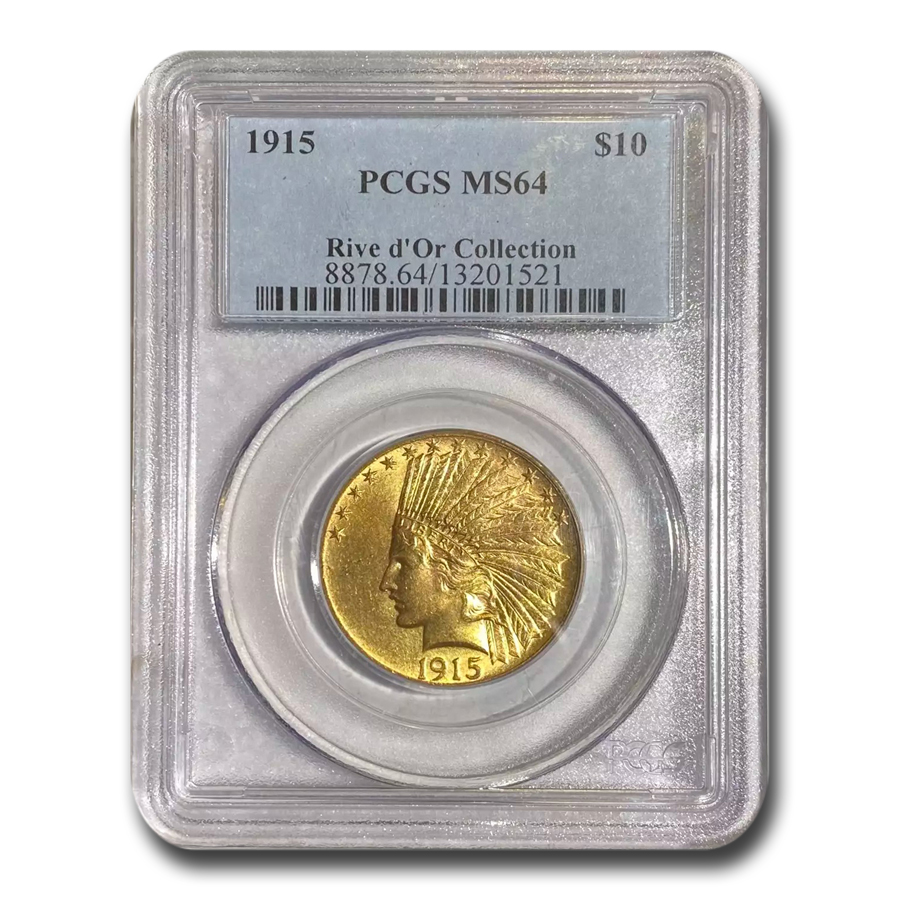 Buy 1915 $10 Indian Gold Eagle MS-64 PCGS