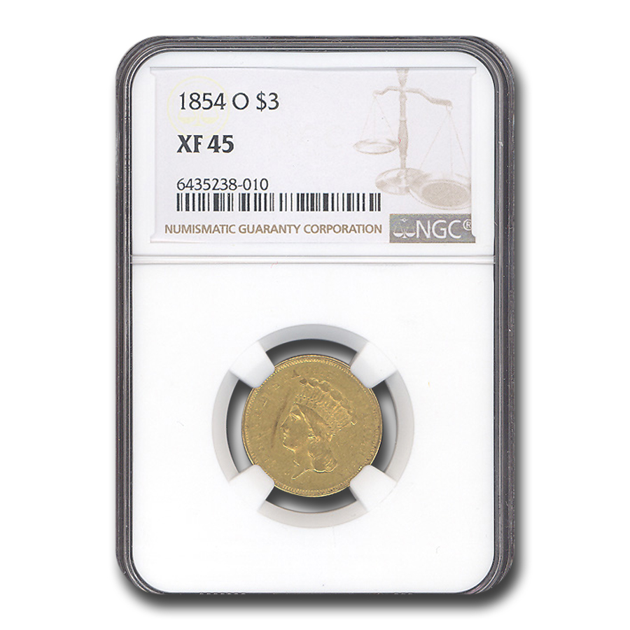 Buy 1854-O $3 Gold Princess?XF-45 NGC