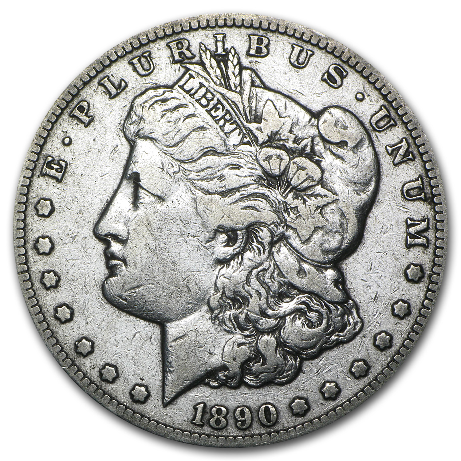 Buy 1890-CC Morgan Dollar VF