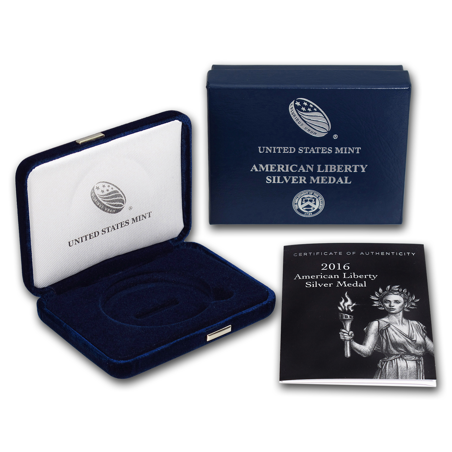 Buy OGP Box & COA - 2016 (W) American Liberty Silver Medal Proof
