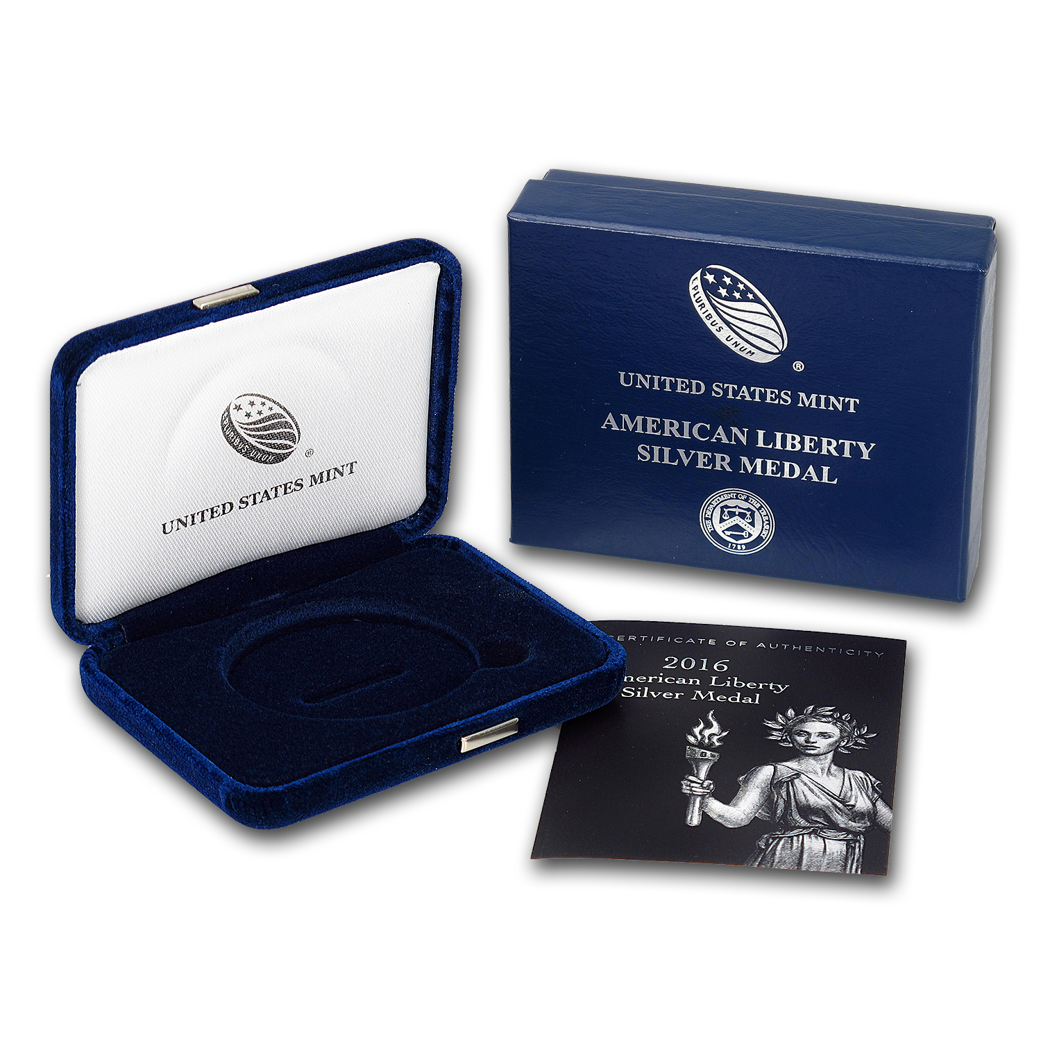 Buy OGP Box & COA - 2016 (S) American Liberty Silver Medal Proof - Click Image to Close