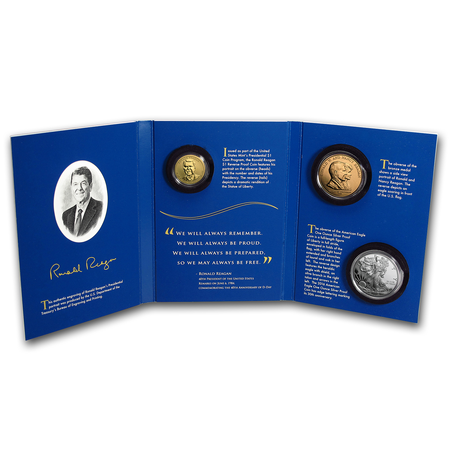 Buy 2016 Ronald Reagan Coin & Chronicles Set